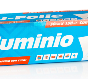 Roll 300 rotolo alluminio astucci. Art.100