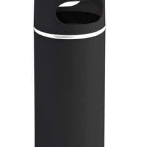 Portacenere gettacarte nero plastica h.70 710009