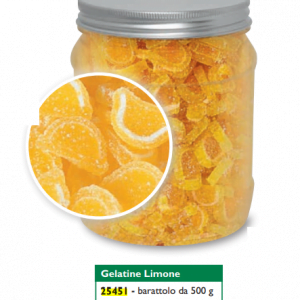 Gelatine limone barattolo 500gr a.25451