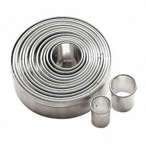 Serie Tagliapasta in Acciaio tondi Lisci