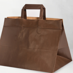 Shopper marrone SKY pasticceria mis.32+20x23
