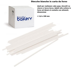 Stecche in carta forno cm228x3,8 cf500gr a.0050386
