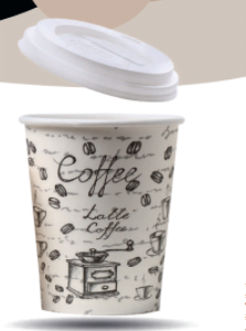 Bicchiere in Carta Bianco da 360cc