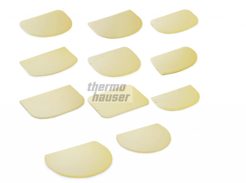 Raschietto per torte, raschietto flessibile per torte, spatola per crema trasparente, spatola per lisciare la glassa per torte per pasticceria