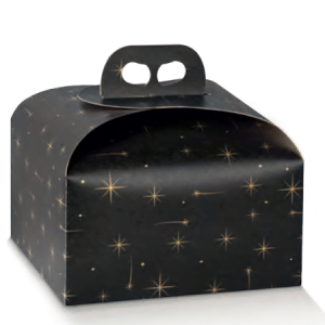 Scatola Panettone Costellata 1kg Basso