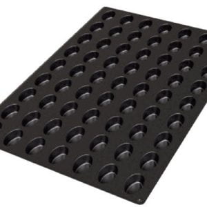 SQ056 - sessantaquaranta n.63 small ovale 51x31 h 20mm nero