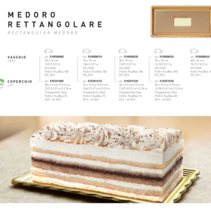 Medoro Rettangolari Nero mis. 15X25 a pz